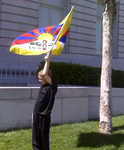 Ian at Int'l Day of Action for Tibet